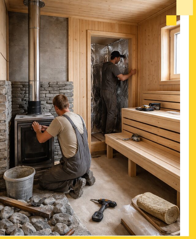 Строительство и изготовление бань под ключ в Сызрани