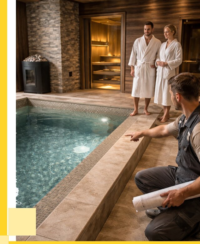 Проект бани с бассейном под ключ в Сызрани от 65845 р. | ЭриданСзр