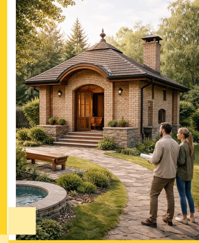 Проект кирпичной бани в Сызрани от 30390 р. | ЭриданСзр