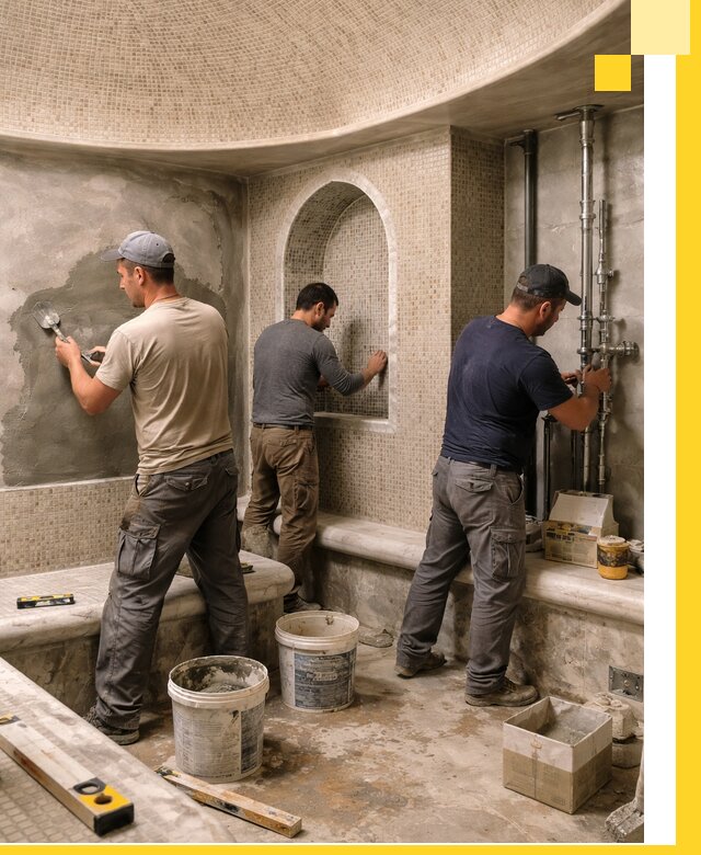 Профессиональный монтаж хамамов под ключ в Сызрани с гарантией