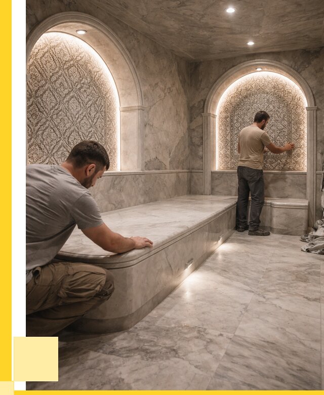 Турецкие бани под ключ в Сызрани от 253250 р. | ЭриданСзр