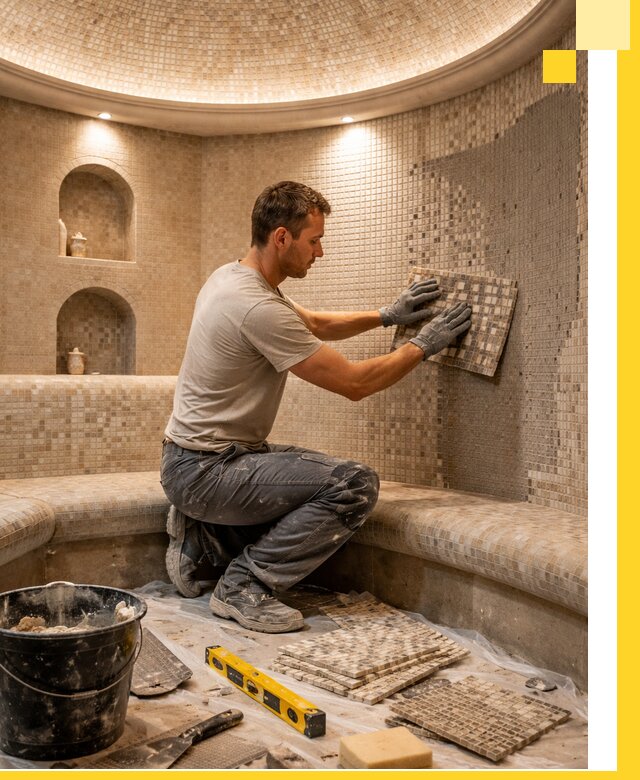 Устройство и монтаж домашнего хамама под ключ в Сызрани