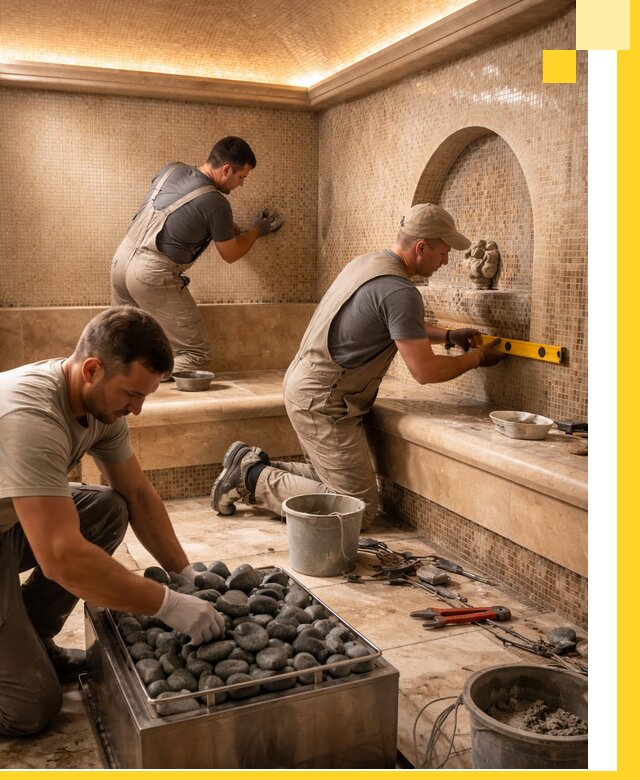 Проектирование и строительство хамама и сауны в Сызрани