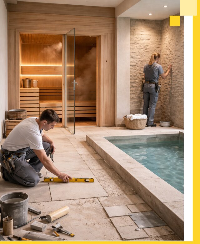 Комплексный дизайн и отделка интерьеров SPA под ключ в Сызрани